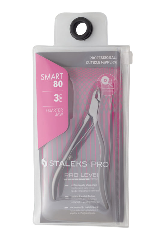 Staleks Professionelle Nagelhautzange Smart 80 3 mm Quarter Jaw (NS-80-3)