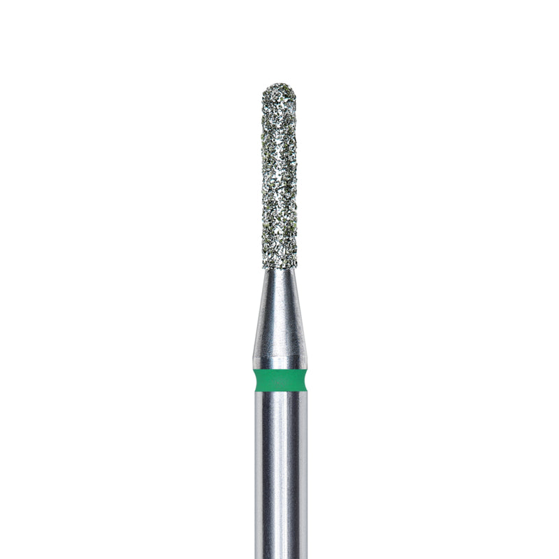 Staleks Diamantfräser abgerundeter Zylinder Grün 1,4mm (Maniküre Pediküre) (FA30G014/8K)