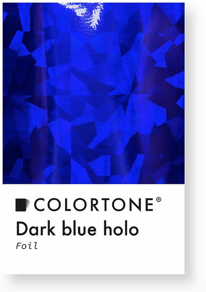 Colortone Dunkelblau Holo Folie