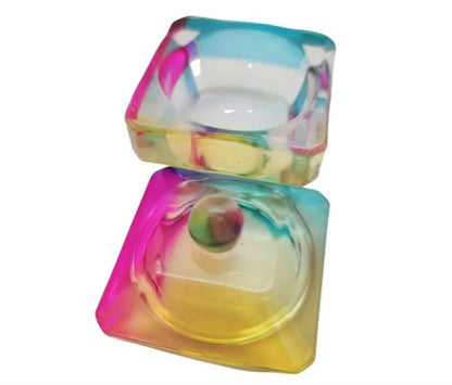 Shape It Up Dappendish Regenbogen Glas