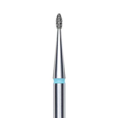 Staleks Diamantfräser abgerundeter Tropfen Blau 1,2mm (Maniküre Pediküre) (FA50B012/3K)