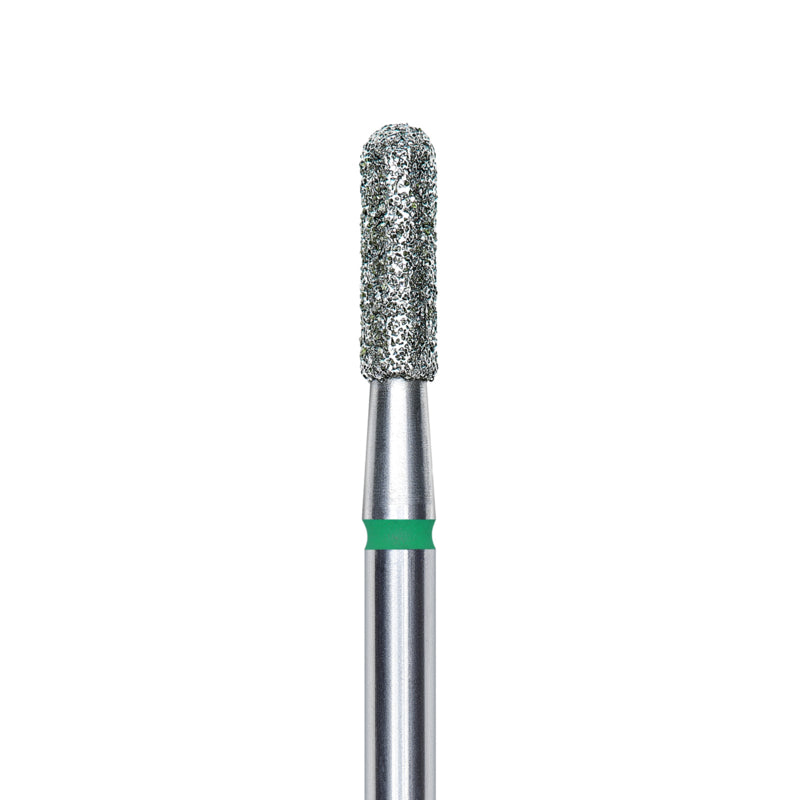 Staleks Diamantfräser abgerundeter Zylinder Grün 2,3 mm (Maniküre Pediküre) (FA30G023/8K)