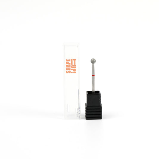 Shape It Up Diamantfrässtift Ball 4.0mm Rot (Maniküre Pediküre)