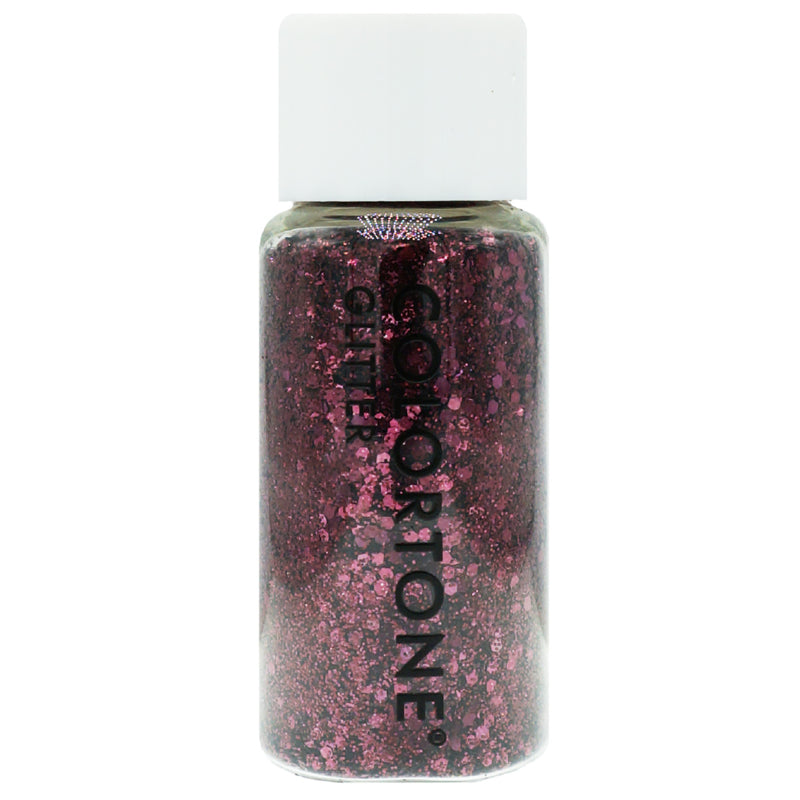 Colortone Medium Glitter Mix Beere Weiß