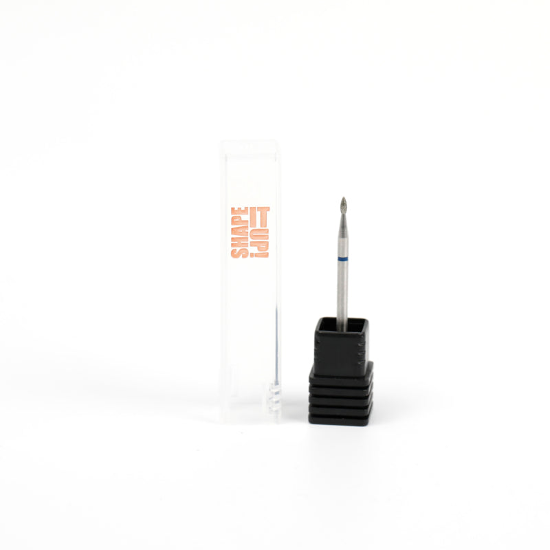 Shape It Up Diamond Frees Bit Scharfe Mini Flame 1.6mm Blau (Maniküre Pediküre)