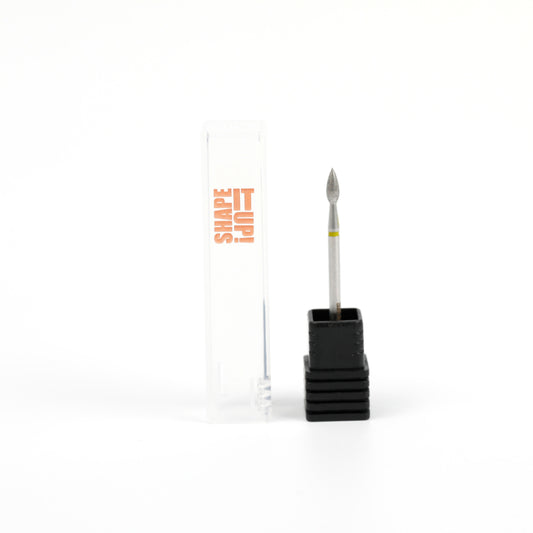 Shape It Up Diamantfräser breite scharfe Flamme 2,6 mm Gelb (Maniküre Pediküre)