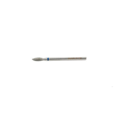 Shape It Up Diamantfräser langer spitzer Flamme 2,5mm Blau (Maniküre Pediküre)