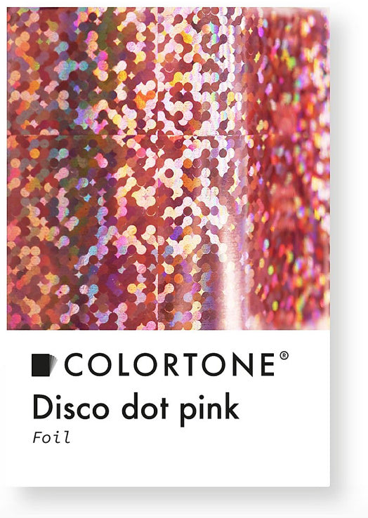 Colortone Disco Dot Pink Folie