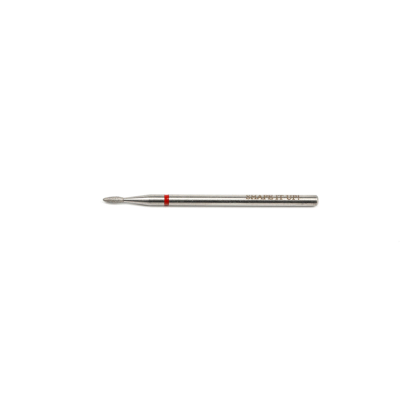 Shape It Up Diamantfräseraufsatz Scharfe Mini Flame 1.4mm Rot (Maniküre Pediküre)