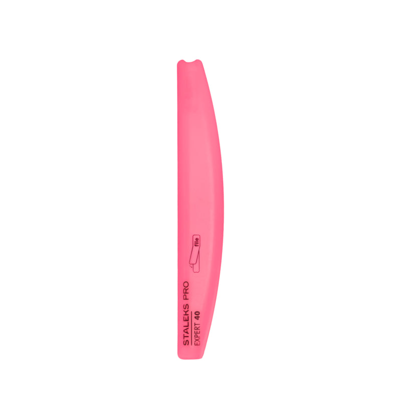 Staleks schräge Kunststoffbasis Halbmond Nagelfeile Expert 40 (SPBE-40)