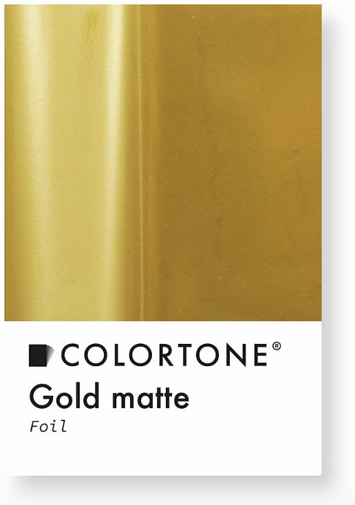 Colortone Gold Mattfolie