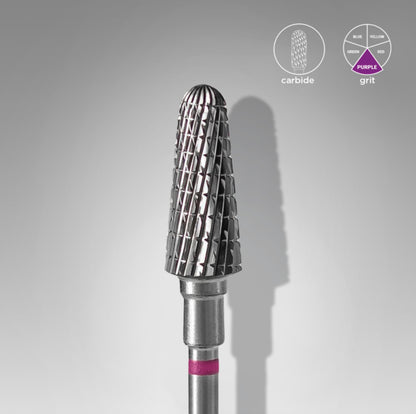 Staleks Karbid Nagelfräser Kegelstumpf Violett 6.0mm (FT70V060/14)