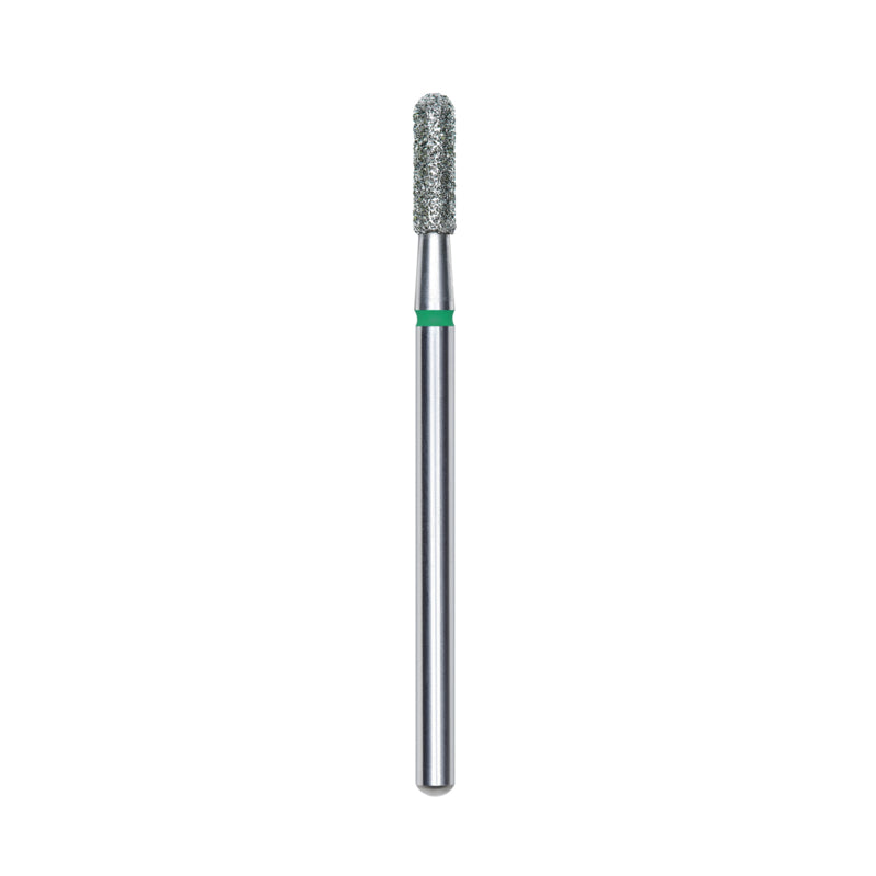 Staleks Diamantfräser abgerundeter Zylinder Grün 2,3 mm (Maniküre Pediküre) (FA30G023/8K)