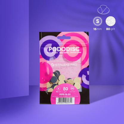 Staleks Nachfüllpads für Pododisc S Schwarz (50 St.) (PDF-15-Serie)