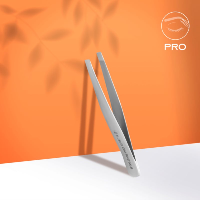 Staleks Pro Augenbrauenpinzette Expert 10 Typ 2 Schmal Gerade (TE-10/2)