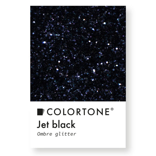 Colortone Ombre Glitters Tiefschwarz