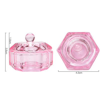 Shape It Up Dappendish Pink Glas