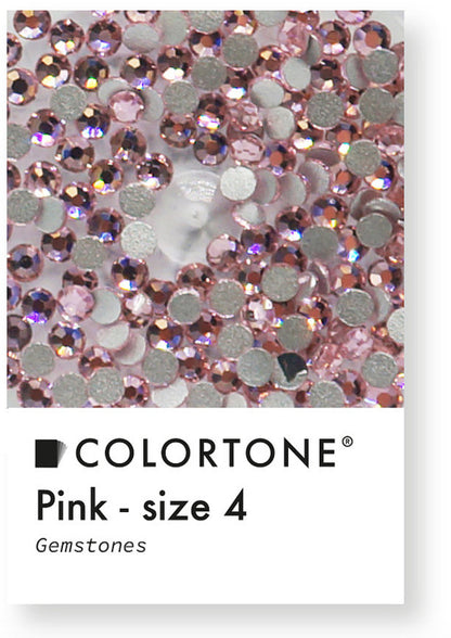 Colortone Pinke Kristall-Strasssteine