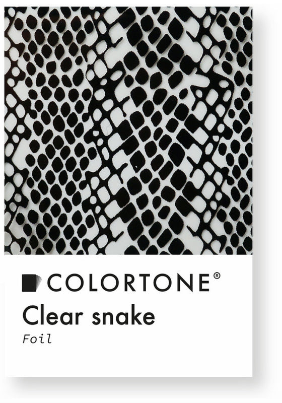 Colortone Clear Snake Folie