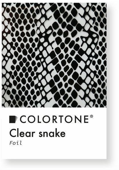 Colortone Clear Snake Folie