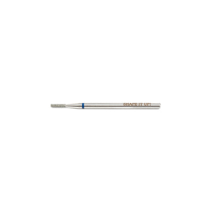 Shape It Up Diamond Fräser Bit Zylinder Flachkopf Medium 2,0 mm Blau (Maniküre Pediküre)