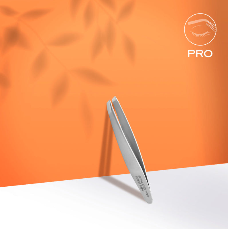 Staleks Pro Augenbrauenpinzette Expert 61 Typ 4 Schmal Schräg (TE-61/4)