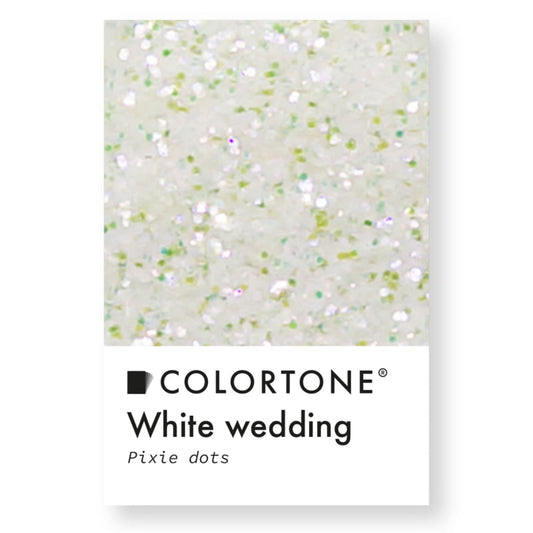 Colortone Pixie Dots Weiß Hochzeit