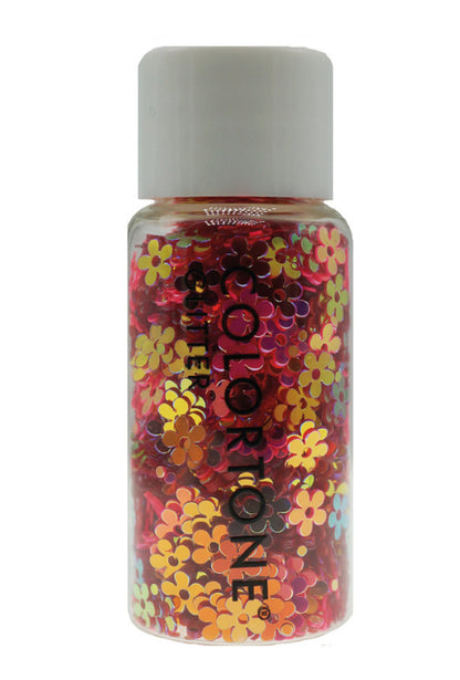 Colortone Neonpink & Rote Blumen