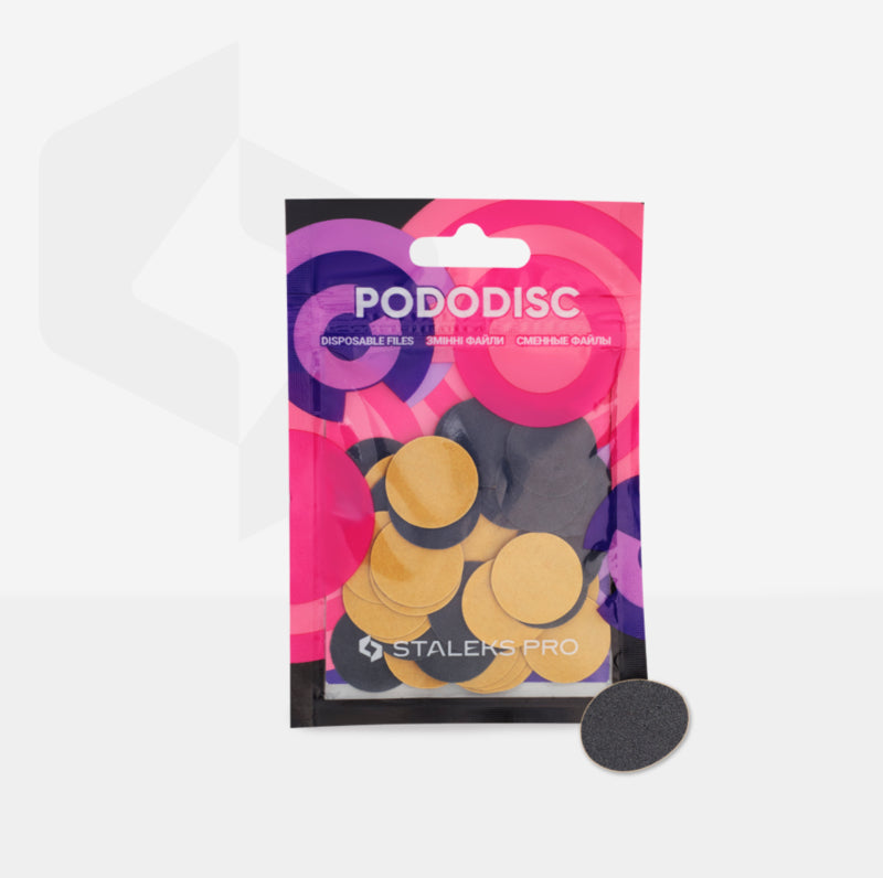 Staleks Refill Pads für Pododisc M Schwarz (50 Stk.) (PDF-20-Serie)
