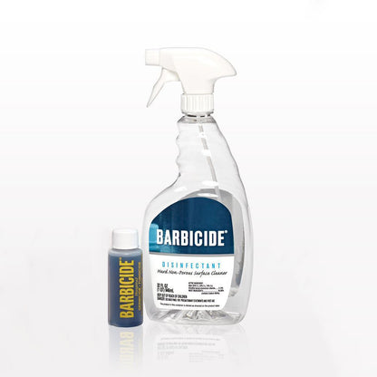 Barbicide Desinfektions-Bullets & Spray (6x 60ml + Leere Sprühflasche)