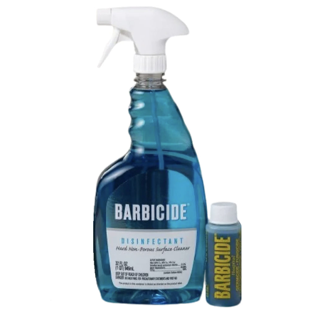 Barbicide Desinfektions-Bullets & Spray (6x 60ml + Leere Sprühflasche)