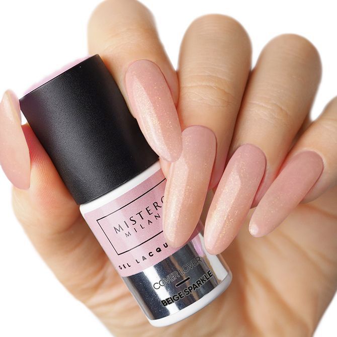 Mistero Milano Cover Lover Base Beige Sparkle 12 ml (1248)