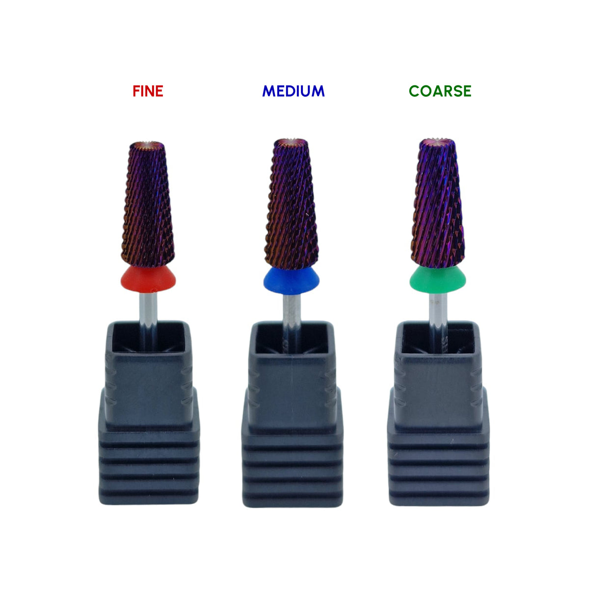 Shape It Up Hartmetall Fräser Bit 5 in 1 Konisch Fein Rot 7.0 mm (Maniküre Pediküre)