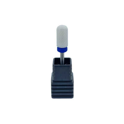 Shape It Up Keramischer Fräser großer Zylinder Glatte Spitze Medium Blau (Maniküre Pediküre)