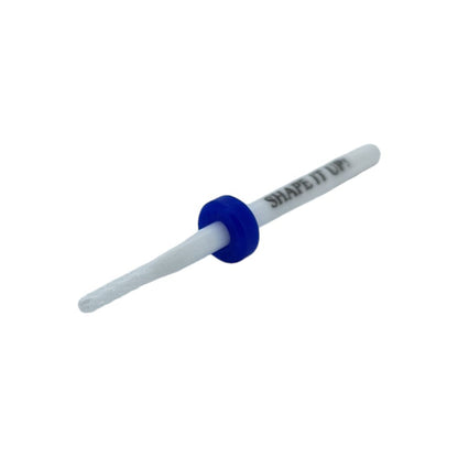 Shape It Up Keramikfräser Schmaler runder Zylinder Medium Blau (Maniküre Pediküre)