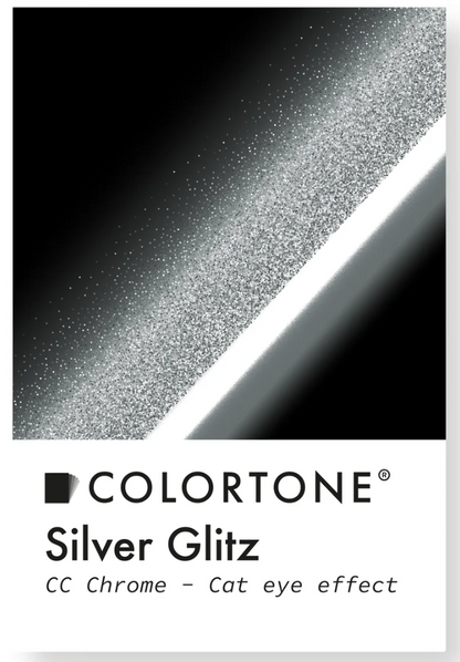 Colortone Silver Glitz – Katzenaugen-Chrom