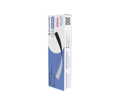Staleks Pro Expert 22 PapmAm Gerader Feilenkern 50 Stück (DFCEMix-22-180/240)