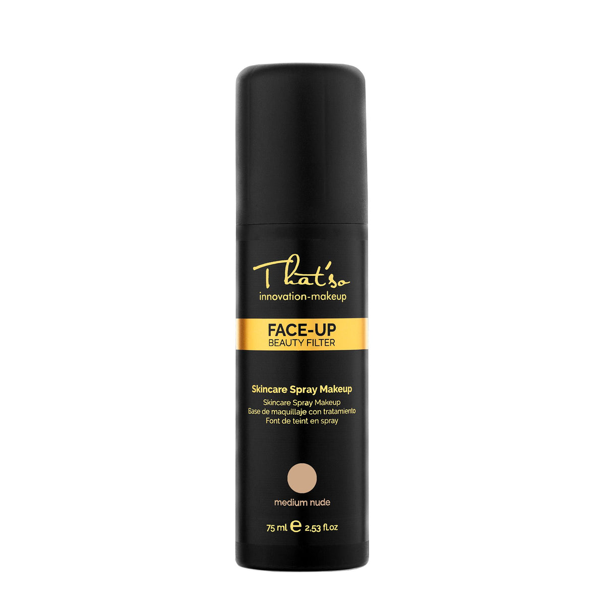 That'so Face Up Skincare Spray Make-up Medium Nude