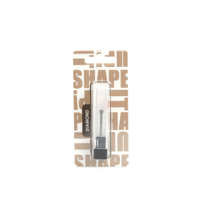 Shape It Up Diamond Frees Bit Kurzer Breiter Zylinder Flat Top 3.5 mm Blau (Maniküre Pediküre)