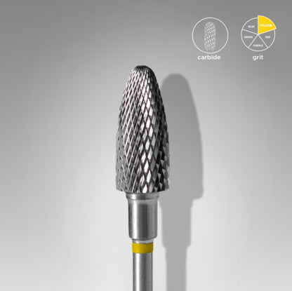 Staleks Hartmetall Nagelfräser Corn Yellow 6.0mm (FT90Y060/14)