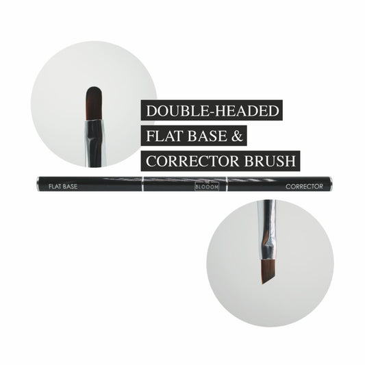 Der Blooom Double Headed FLAT BASE & CORRECTOR Pinsel