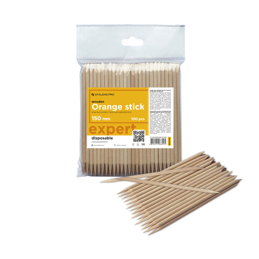 Staleks Pro Holz-Manikürstäbchen 150 mm 100 Stück (DOS-10-100)