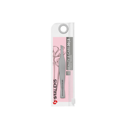 Staleks Augenbrauenpinzette Beauty & Care 30 Typ 3 Breite Schräge (TBC-30/3)