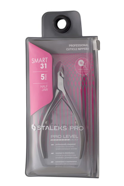 Staleks Professionelle Nagelhautzange Smart 31 5 mm Halbbacken (NS-31-5)