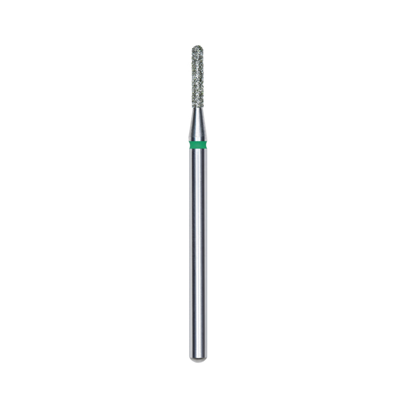 Staleks Diamantfräser abgerundeter Zylinder Grün 1,4mm (Maniküre Pediküre) (FA30G014/8K)