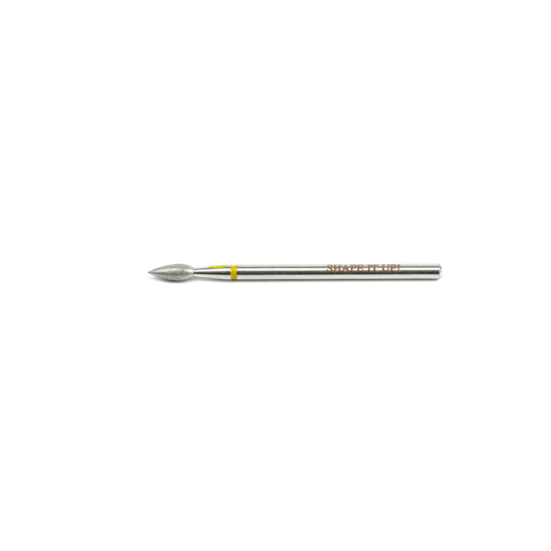 Shape It Up Diamantfräser breite scharfe Flamme 2,6 mm Gelb (Maniküre Pediküre)