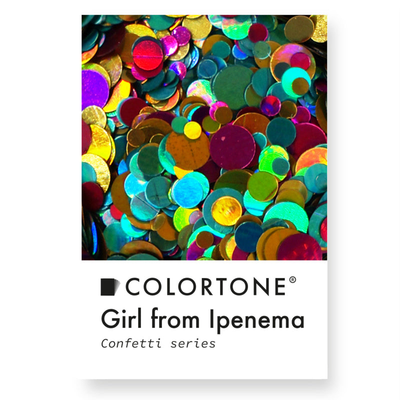 Colortone Confetti Glitzer-Mädchen aus Ipanema