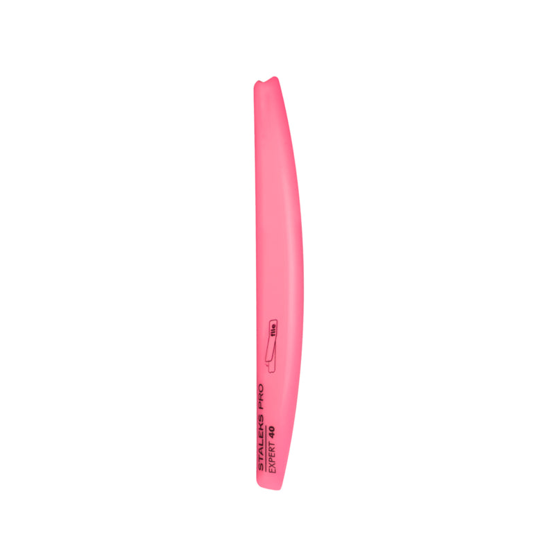 Staleks schräge Kunststoffbasis Halbmond Nagelfeile Expert 40 (SPBE-40)