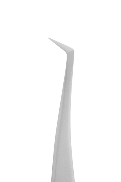 Staleks Pro Wimpernpinzette Expert 40 Typ 12 Gebogen für Volumen-Wimpernverlängerung (TE-40/12)