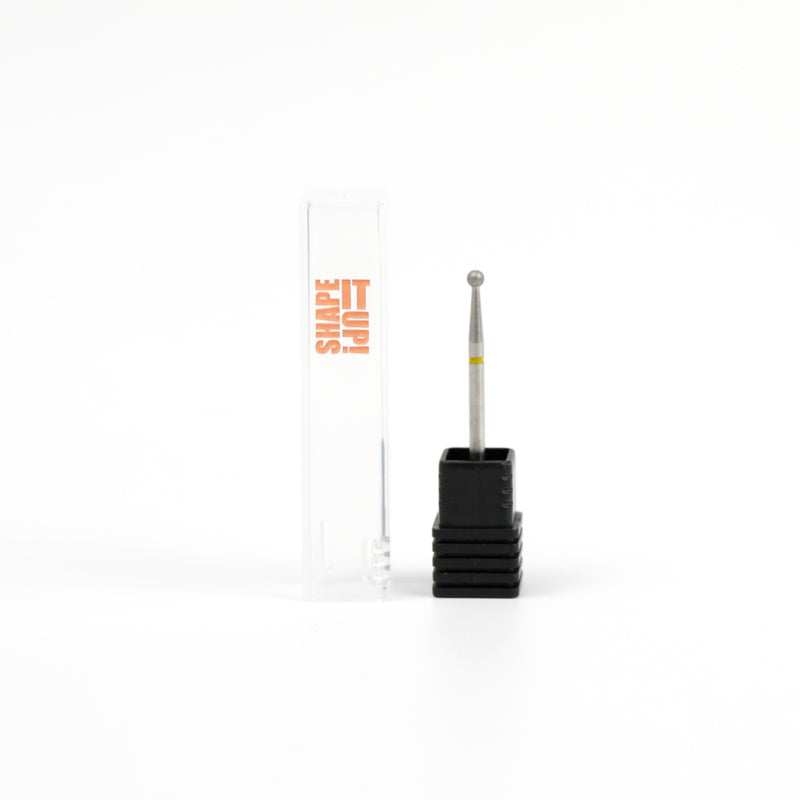 Shape It Up Diamantfrässtift Kugel 2.6mm Gelb (Maniküre Pediküre)